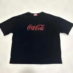 コカコーラ Coca-Cola ロゴTシャツ ブラック 古着 ゆるだぼ