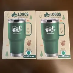 LOGOS ロゴス ハンドル付き ステンレスマグボトル 800ml グリーン2個