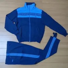 【希少】adidas アディダス ジャージ 上下セット デサント製 西ドイツ ５