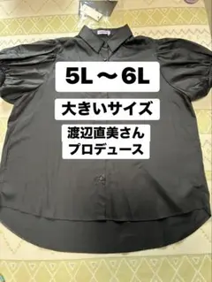 PUNYUS 半袖シャツ ブラック 5L～6L 新品　ブラック