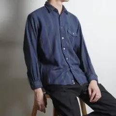 Christian Dior ストライプ柄 長袖シャツ /BZ72