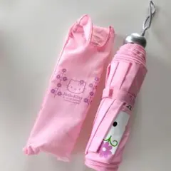 Hello Kitty＊ 折りたたみ傘 ピンクのサムネイル