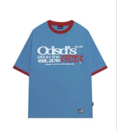 ODDSTUDIO グラフィックTシャツ ブルー