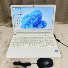 綺麗ブルーレイ♪快適SSD☆i7☆爽やか白ノートパソコン♪カメラ付