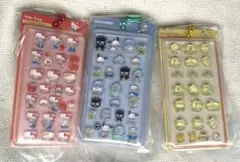 サンリオミニチュアチャーム　ボンボンドロップシール　ガチャ 3種 ハローキティ