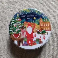 クリスマスデザイン スチール缶（空き缶）