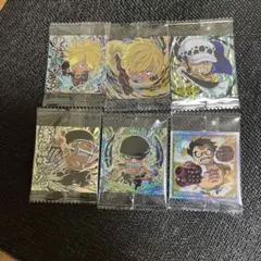 ワンピースウエハースシール未開封6枚セット