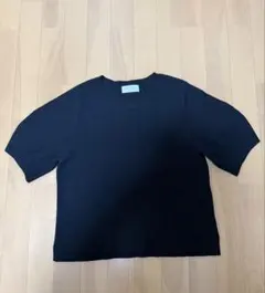 ✴︎美品✴︎Opaque Clip ブラック 半袖ニット