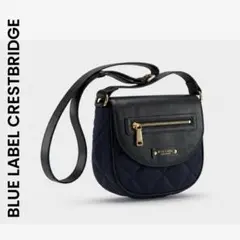 【美品】ブルーレーベルクレストブリッジ キルティング ショルダーバッグ 黒のサムネイル