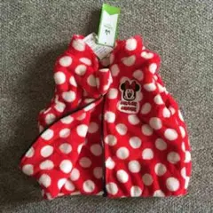 大幅値下げ】新品タグ付き ミニー もこもこベスト