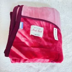 【新品】西川産業 ミンクタッチ 140cm×200cmピンク系 保温性 冷え性