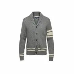 【Used】TOMMY HILFIGER カーディガン M グレー 古着