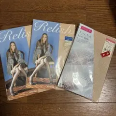 【未使用】Tuché ストッキング　網タイツ　グンゼ　3点セット M〜L