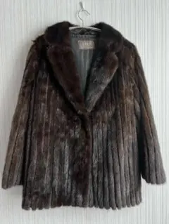 美品✨シェアードミンクコート ダイヤ柄 着丈96 リアルファー 本毛皮 L相当 楽天市場】【29%OFFクーポン!】ミンク ジャケット シェアード加工