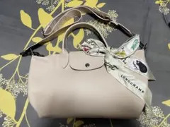 スカーフ付き！超美品　ロンシャン　ル・プリアージュ エクストラ トートバッグ