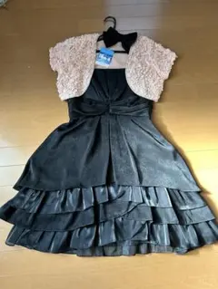 美品 ボ・ドレ パーティドレス 成人式 同窓会 二次会 結婚式 ふりふり ワンピ