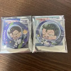 名探偵コナン ぷちコスモ 毛利小五郎　缶バッジ　2点