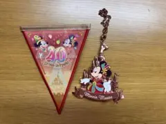 ディズニー40周年　ガーランド＆バッグチャーム（ミニー）