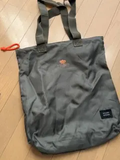 BEAMS DESIGN トートバッグ カーキ色