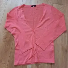 INED　レディース　さくら色？　カーディガン　薄手　サイズ9　春