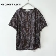 ▽GEORGES RECH ジョルジュレッシュ　ボタニカル　Tシャツ　カットソー