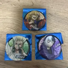 Dr.STONE 石神千空 あさぎりゲン ファミリーマート 缶バッジセット