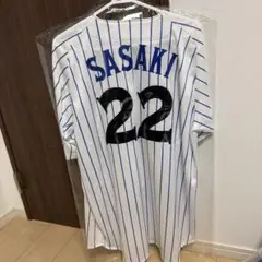 【希少】 佐々木 22 ユニフォーム ホーム 4L 大魔神 横浜 ベイスターズ 希少】 佐々木 22 ユニフォーム ホーム 4L 大魔神 横浜