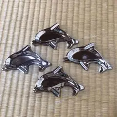 新品未使用】イルカ ステンレス ジュエリートレイ シルバー 4個セット
