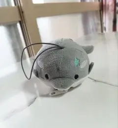 みいるか ぬいぐるみ マスコット ポーチ グレー 灰色