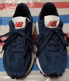 新品】ニューバランス327 ナチュラルインディゴ ネイビー 26.5㎝ 箱