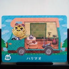 あつまれどうぶつの森amiiboカード　ハリマオ