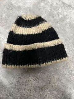 H&M ストライプニット帽 One Size