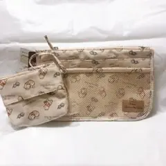 くまのプーさん　バッグインバッグ＆ミニポーチ　２点セット