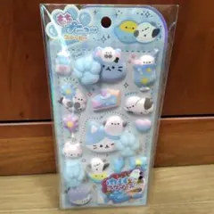 新品未開封　もちぷにゅー　肉球スクイーズシール　シマエナガ