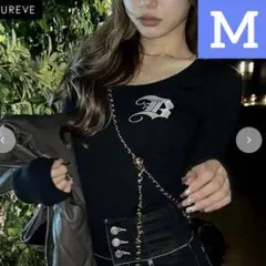 Shoko プルオーバー　ブラック　Mサイズ アベイル　コラボ