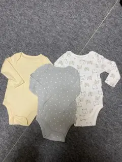 ほぼ未使用　　baby GAPロンパース3点セット　まとめ　6-12month