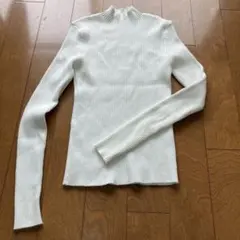 ハイネックセーター ホワイト
