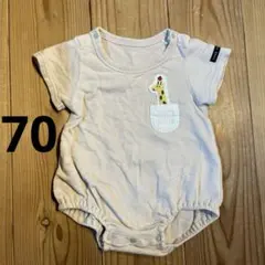 ベビー服 ロンパース 70 半袖 キリン 男の子 女の子 赤ちゃん本舗