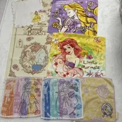 ディズニー プリンセス ミニタオル他 6枚セット まとめ売り おまけ付きのサムネイル