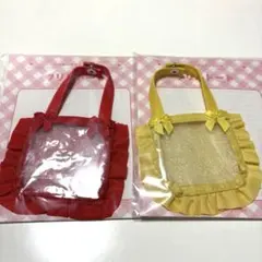 【サル（同封NG）様専用】いつぬい フリルトート レッド イエロー