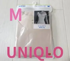 ●新品未開封●ユニクロレディース●エアリズム半袖インナーTシャツ●ベージュ・Mのサムネイル