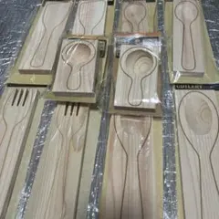 木製 カトラリー 工作キット 10点セット