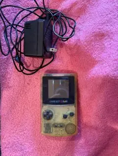 値下げ中♡ゲームボーイカラー クリア 本体 ACアダプター付き