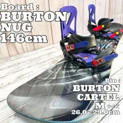 Burton NUG 146cm メンズ スノーボード 2点セット パーク向け 2026年最新】BURTON NUGの人気アイテム - メルカリ