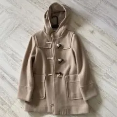 a.v.v. ベージュ フード付きダッフルコート160