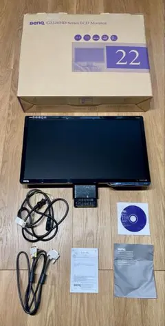 BenQ G2220HD 21.5インチワイド モニター グロッシーブラックのサムネイル