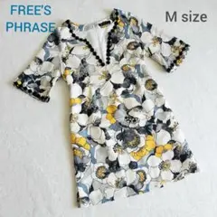 【FREE'S PHRASE】フリーズフレーズ 花柄 ワンピース 大人可愛い Mのサムネイル