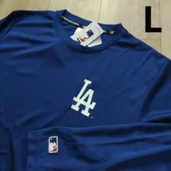 MLBロサンゼルス・ドジャース　メンズロングTシャツ　ブルー Lサイズのサムネイル