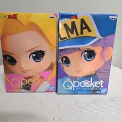 Qposket フィギュアセット Android 18 & Bulma II