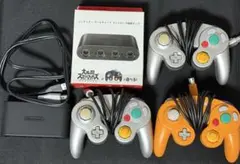 任天堂 ゲームキューブコントローラー接続タップ、コントローラー 3個セット